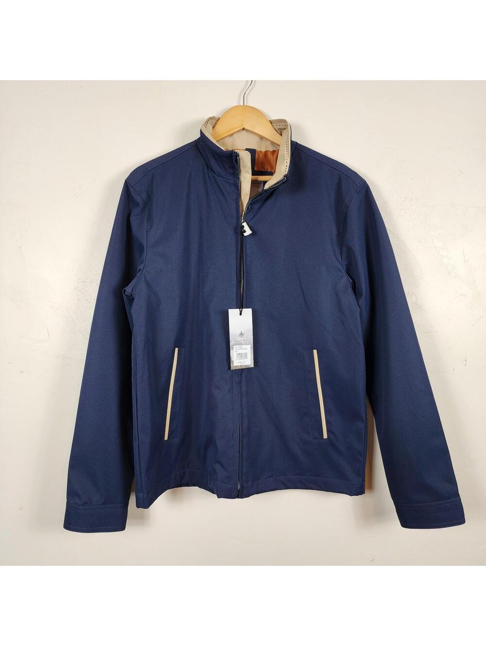 Rainforest Drylander Tech Mens Blue Indigo Softshell Jacket Small NWT Gorpcore